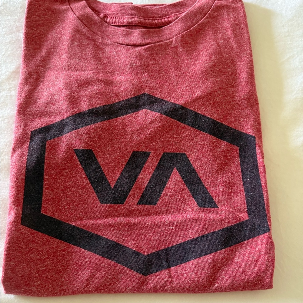 RVCA Red Short Sleeve Tee